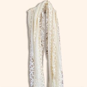 Free people  early 2000’s Lace scarf
